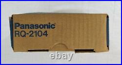 Panasonic Portable Cassette Recorder (RQ-2102) with Box Singapore, Vintage