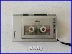 Panasonic RQ-337 Vintage Cassette Recorder Player with Leather Case NEW BELT