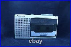 Panasonic RQ-341 Personal Cassette Tape Recorder/Player Silver Vintage, Working