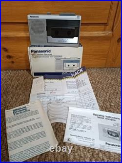 Panasonic RQ-341A Rare Vintage NOS Portable Cassette Recorder Japan 85s Warranty