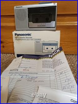 Panasonic RQ-341A Rare Vintage NOS Portable Cassette Recorder Japan 85s Warranty