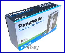 Panasonic RQ-382 Portable Mini Cassette Recorder Vintage