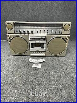 Panasonic RX-5150 Boombox AM/FM Radio Cassette Recorder Silver Vintage Panasonic RX-5150 Boombox AM/FM Radio Cassette Recorder Silver Vintage