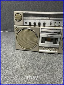 Panasonic RX-5150 Boombox AM/FM Radio Cassette Recorder Silver Vintage Panasonic RX-5150 Boombox AM/FM Radio Cassette Recorder Silver Vintage