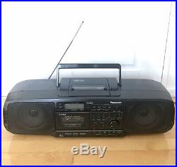 Panasonic RX-DS30 Vintage Boombox radio cassette recorder CD Working