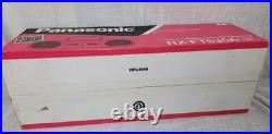 Panasonic RX-FT530A AM/FM Stereo RADIO Dual Cassette Recorder Open Box Vintage