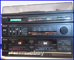 Panasonic SG-D16 Stereo Music System Vintage 1980s Radio Cassette Records