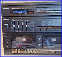 Panasonic SG-D16 Stereo Music System Vintage 1980s Radio Cassette Records