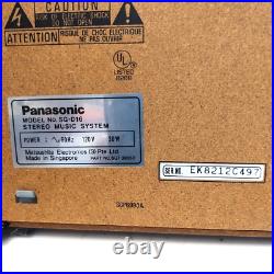 Panasonic SG-D16 Stereo Music System Vintage 1980s Radio Cassette Records