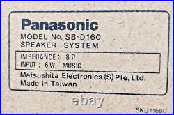 Panasonic SG-D16 Stereo Music System Vintage 1980s Radio Cassette Records
