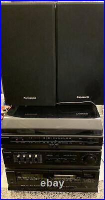 Panasonic SG-HM09A Record Player+Cassette Deck TESTED +FM/Am Vintage Manual Read