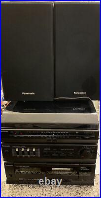 Panasonic SG-HM09A Record Player+Cassette Deck TESTED +FM/Am Vintage Manual Read