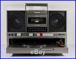 Panasonic SG-J500 Vintage Audiophile Portable Cassette AM FM Record Player READ