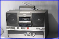 Panasonic SG-J500 Vintage Ghettoblaster Boombox Record Cassette Player Rare