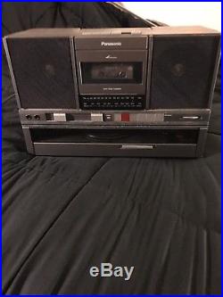 Panasonic SG-J500 Vintage Ghettoblaster Boombox Record Cassette Player Rare