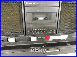 Panasonic SG-J550L Vintage Stereo Boombox Vinyl Record Cassette Player Radio