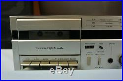 Panasonic SG-V03 Vintage Stereo Record Player Radio Cassette Silver 33' 45