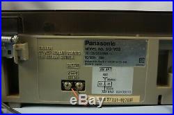 Panasonic SG-V03 Vintage Stereo Record Player Radio Cassette Silver 33' 45