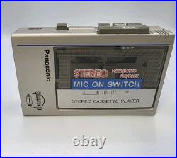 Panasonic Stereo Cassette Player Walkman RQ-J11 early portable Vintage 80's