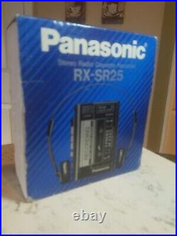 Panasonic Stereo Vintage Recording Personal Cassette RX-SR25 WORKS GREAT