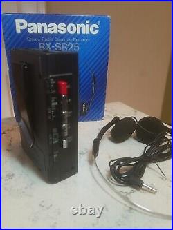 Panasonic Stereo Vintage Recording Personal Cassette RX-SR25 WORKS GREAT