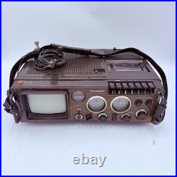 Panasonic TR-5000 Portable TV Radio Cassette Recorder Vintage Japan Tested