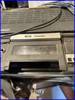 Panasonic Video Cassette NV-2110M U-Matic Professional Recorder Vintage Wooden