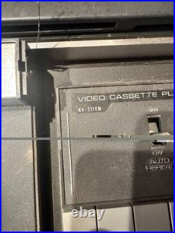 Panasonic Video Cassette NV-2110M U-Matic Professional Recorder Vintage Wooden