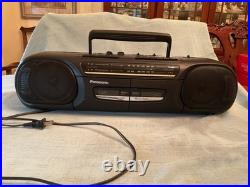 Panasonic Vintage Stereo Radio Cassette PlayerRX-FT5302 Deck Works Great
