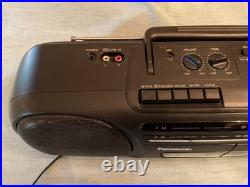 Panasonic Vintage Stereo Radio Cassette PlayerRX-FT5302 Deck Works Great