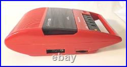 Panasonic Vintage Tape Recorder Red M Rq-44a In Working Condition, Clean & Shin