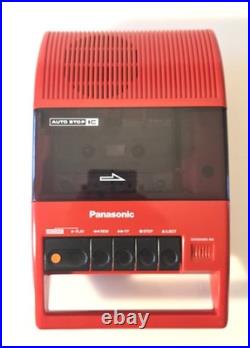 Panasonic Vintage Tape Recorder Red M Rq-44a In Working Condition, Clean & Shin