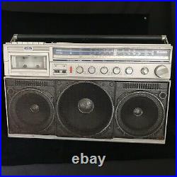 Philips D8444 Power Player Stereo Radio Cassette Recorder Vintage Boombox Ghetto