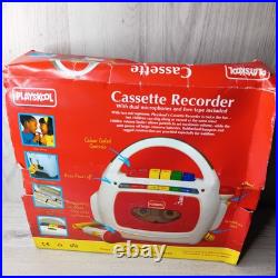 Playskool Cassette Recorder 1995 New In Opened Box Rare Retro Vintage Toy Playskool Cassette Recorder 1995 New In Opened Box Rare Retro Vintage Toy