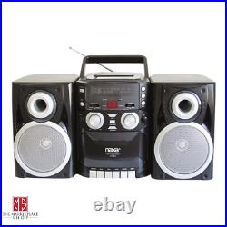 Portable CD Player Boombox AM FM Stereo Radio Cassette Tape Recorder Vintage
