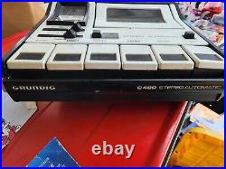 Portable cassette recorder GRUNDIG C480 Stereo from 1977/78, vintage cassette