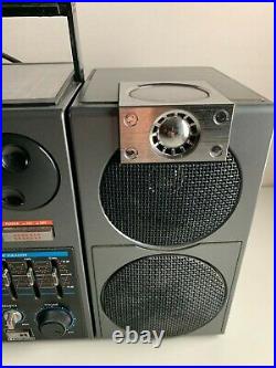 Poste Radio Cassette Recorder Ghettoblaster Boombox // Philips D8554 / Vintage