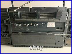 Poste Radio Cassette Recorder Ghettoblaster Boombox // Philips D8554 / Vintage