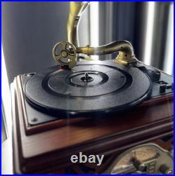 Pyle Vintage Gramaphone Record Player Radio Cassette Player Tested Works Great Pyle Vintage Gramaphone Record Player Radio Cassette Player Tested Works Great