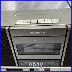 R1 Panasonic SG-J500 Record Player Cassette Tape Radio Vintage 80's Boombox READ