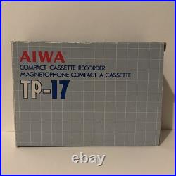 RARE AIWA TP-17 Compact Cassette Recorder Japan BRAND NEW VINTAGE RARE