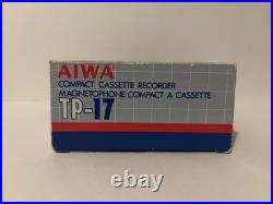 RARE AIWA TP-17 Compact Cassette Recorder Japan BRAND NEW VINTAGE RARE