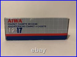 RARE AIWA TP-17 Compact Cassette Recorder Japan BRAND NEW VINTAGE RARE