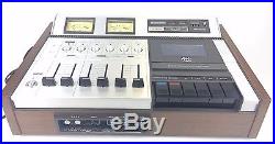 RARE! Early Hitachi D-3500 Cassette Tape Player Recorder Wood 1975 VTG HiFi