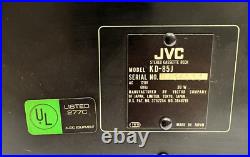 RARE JVC KD-85J Vintage Cassette Tape Deck Player Recorder Super ANRS JAPAN RARE JVC KD-85J Vintage Cassette Tape Deck Player Recorder Super ANRS JAPAN