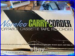 RARE NEW IN BOX Vintage Norelco Tape Cassette Recorder Carry-Corder 150 EL 3302