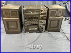 RARE VINTAGE SONY FH 5 CASSETTE RECORDER BOOMBOX, Tuner, Amplifier, Cassette RARE VINTAGE SONY FH 5 CASSETTE RECORDER BOOMBOX, Tuner, Amplifier, Cassette