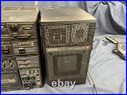 RARE VINTAGE SONY FH 5 CASSETTE RECORDER BOOMBOX, Tuner, Amplifier, Cassette