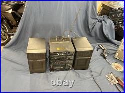 RARE VINTAGE SONY FH 5 CASSETTE RECORDER BOOMBOX, Tuner, Amplifier, Cassette