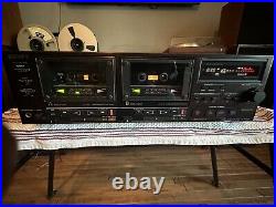 RARE VINTAGE Sony TC-WR930 Auto Reverse Dual Cassette Deck Great Shape Minty